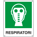 20116WS - Etichetta adesiva respiratori