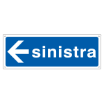 2353S - Etichetta adesiva sinistra