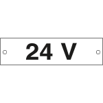 49101B - Cartello alluminio 24 VOLT