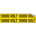 9114B - Foglio n. 4 etichette adesive 10000 VOLT