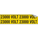 9116B - Foglio n. 4 etichette adesive 23000 VOLT