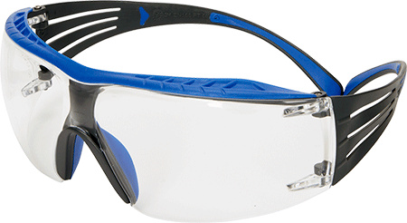 AP8222 - Occhiali SecureFit 400X montatura blu/grigia lente PC incolore