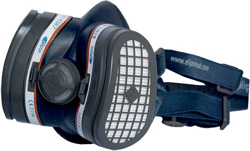 APS504 - semimaschera GVS completa di filtri A1P3 RD non sostituibili tg. M/L