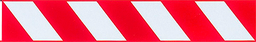 BTR120 - Barriera stradale B/R rifrangente senza gambe