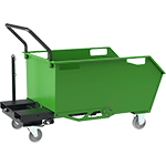 COM114G - benna porta rottami 300 lt (smontata)