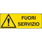 E17125KS - Etichetta adesiva fuori servizio EN ISO 7010