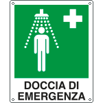 E20103X - Cartello doccia di emergenza UNI ISO 7010