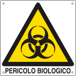 E403101KS - Etichetta autoadesiva pericolo biologico EN ISO 7010