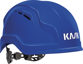 ELE91B - elmetto da lavoro ZENITH BA AIR col.blu,sz cinturino,regol. a rondella