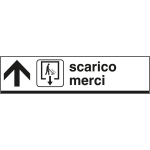 FA6814A - Cartello scatolato SCARICO MERCI avanti