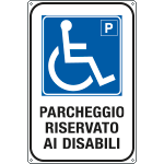 FL5679Y - Cartello Parcheggio riservato ai disabili