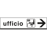 FL6808D - Cartello indicazione UFFICIO destra