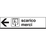 FLR6814L - Tabella indicazione SCARICO MERCI sinistra