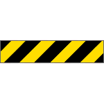 R9404 - Pannello adesivo rifrangente giallo nero