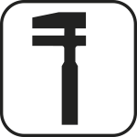 SR169 - Etichetta adesiva rifrangente Officina