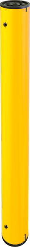 TSMS27Y - colonnina GIALLA h.cm 81 da abbinare a testine da 5/10 mt e alla base
