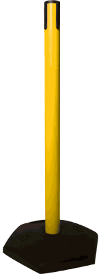 TSO100YX - colonnina SAFE IN modello OUTDOOR colore giallo SENZA nastro