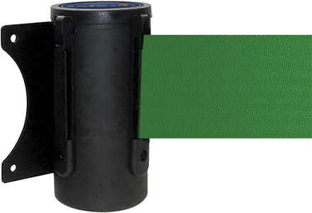 TST300G - testina a muro SAFE IN nera nastro 3 mt VERDE