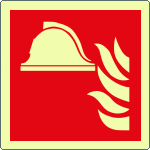 [EL15111WA] EL15111WA - cartello luminescente DIN PLUS Presidio Antincendio EN ISO 7010