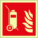 [EL15165WA] EL15165WA - Cartello antincendio estintore carrellato EN ISO 7010 F009