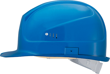 [ELE08B] ELE08B - Elmetto SuperBoss 9750 colore Blu fori aerazione laterali chiudibili