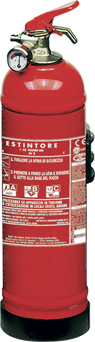 [EOKB02] EOKB02 - Estintore manometro sost POLVERE kg 2 classe 13A89BC