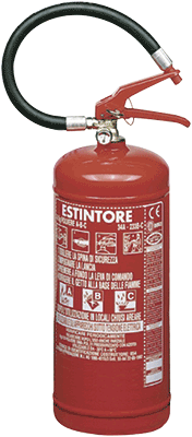 [EOKM06] EOKM06 - Estintore manometro sost POLVERE kg 6 classe 34A233BC