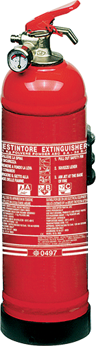 [EORP01] EORP01 - Estintore RINA POLVERE kg 1 classe 8A34BC
