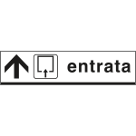[FA6804A] FA6804A - Cartello scatolato ENTRATA avanti