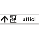 [FA6807A] FA6807A - Cartello scatolato UFFICI avanti