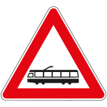 [FAR160012] FAR160012 - Triangolo rifrangente NF12 ATTRAVERSAMENTO TRAMVIARIO