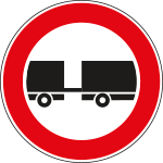 [FAR260061] FAR260061 - Disco rifrangen NF61 TRANSITO vietato VEICOLI TRAINO