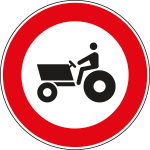[FAR260062] FAR260062 - Disco rifr NF 62 TRANSITO vietato MACCHINE AGRICOLE