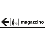 [FL6806L] FL6806L - Cartello indicazione MAGAZZINO sinistra