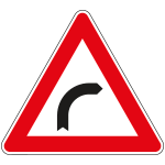 [FLR190004] FLR190004 - Cartello  NF 4 CURVA A DESTRA