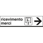 [FLR6801D] FLR6801D - Tabella indicazione RICEVIMENTO MERCI destra