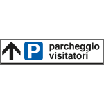 [FLR6811A] FLR6811A - Tabella indicazione PARCHEGGIO VISITATORI  avanti