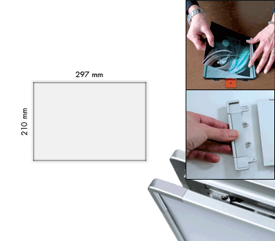 [SEMS2129W] SEMS2129W - segnale alluminio METALSIGN monofacciale colore BIANCO