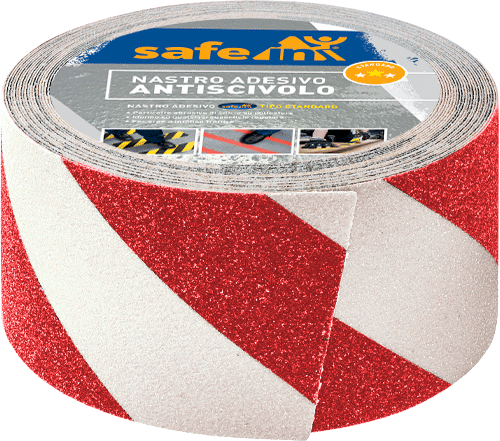 [SWDS100RW] SWDS100RW - rotolo antiscivolo tipo STANDARD h.mm 100 x m.18,3 colore ROSSO/BIANCO