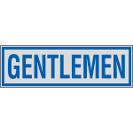 [YE96615] YE96615 - Label silver GENTLEMEN