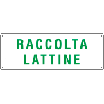 [2144] 2144 - Cartello raccolta LATTINE