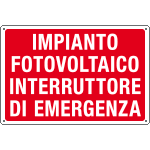 [3191] 3191 - cartello informazione IMPIANTO FOTOVOLTAICO