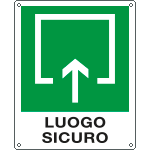 [20194X] 20194X - Cartello LUOGO SICUREZZA