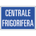 [3177S] 3177S - Etichetta adesiva CENTRALE FRIGORIFERA