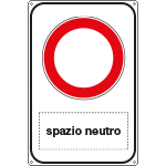 [5681Y] 5681Y - Cartello divieto di accesso Spazio scrivibile