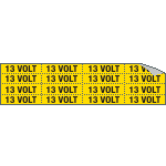 [9139C] 9139C - Foglio n.16 etichette adesive 13 VOLT