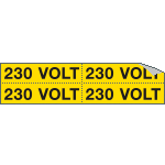 [9145B] 9145B - Foglio n. 4 etichette adesive 230 VOLT