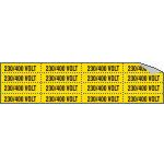 [9146C] 9146C - Foglio n.16 etichette adesive 230/400 VOLT