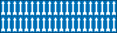 [9396B] 9396B - Foglio n.40 etichette adesive blu freccia bianca
