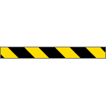 [9410P] 9410P - Pannello autoadesivo righe giallo nere